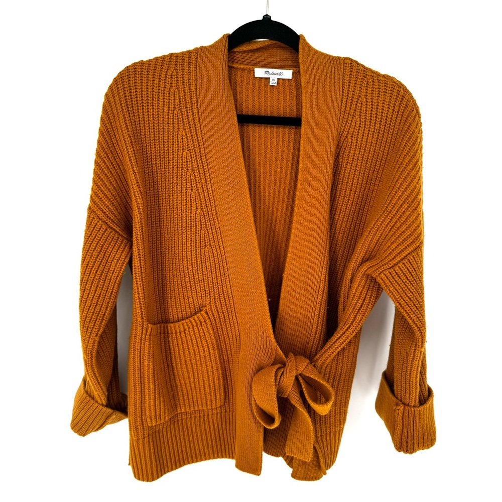 Madewell Women's Cardigan in Rich Orange